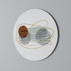 WRAPPED IN MOULD Runde Wanddekoration Ø 69 cm