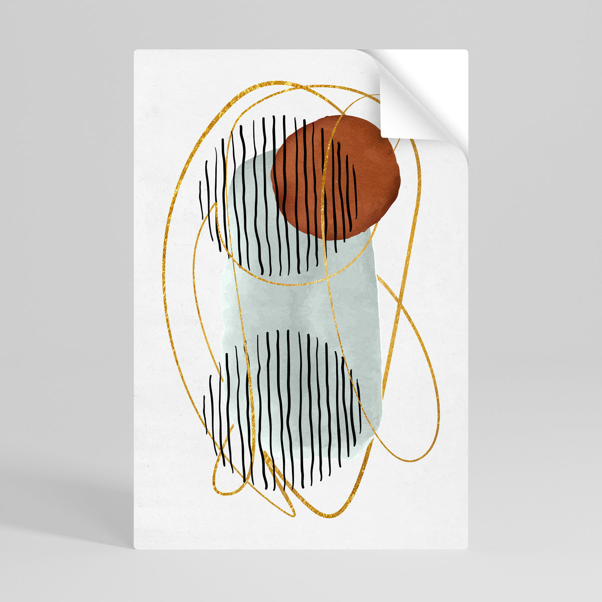 WRAPPED IN MOULD Selbstklebendes Poster - Hochformat