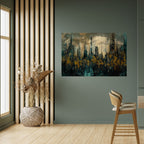 TOWN OBSCURE Selbstklebendes Horizontal-Poster