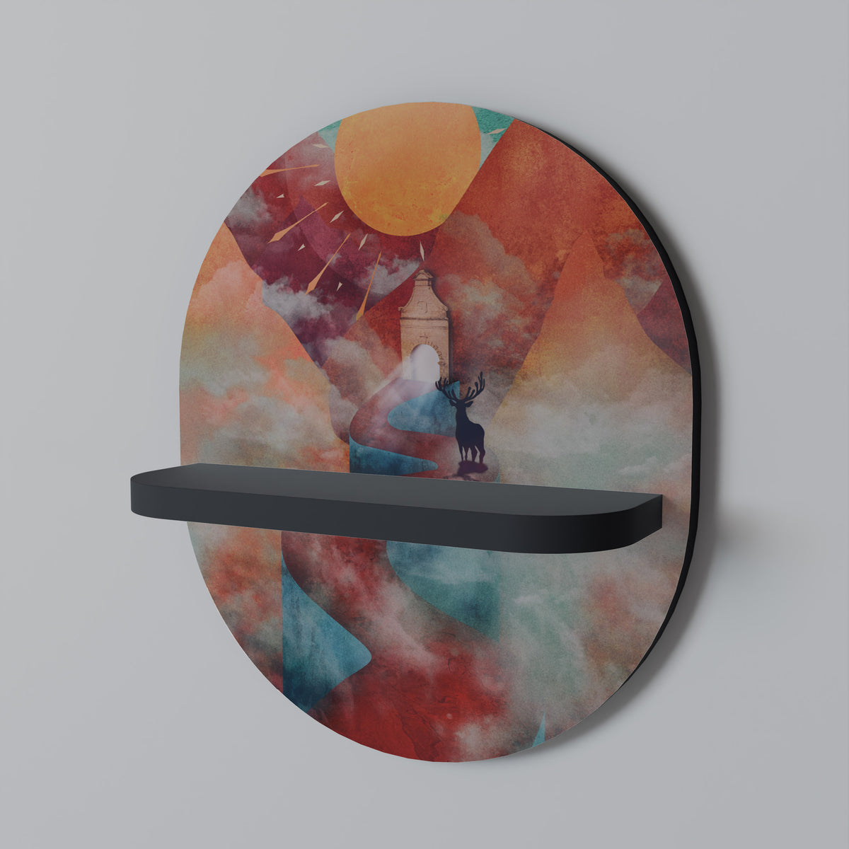 THE DEER MOUNTAIN Art Shelf