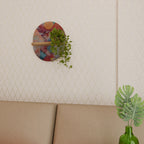 THE DEER MOUNTAIN Ovales Kunstregal in Eiche-Optik