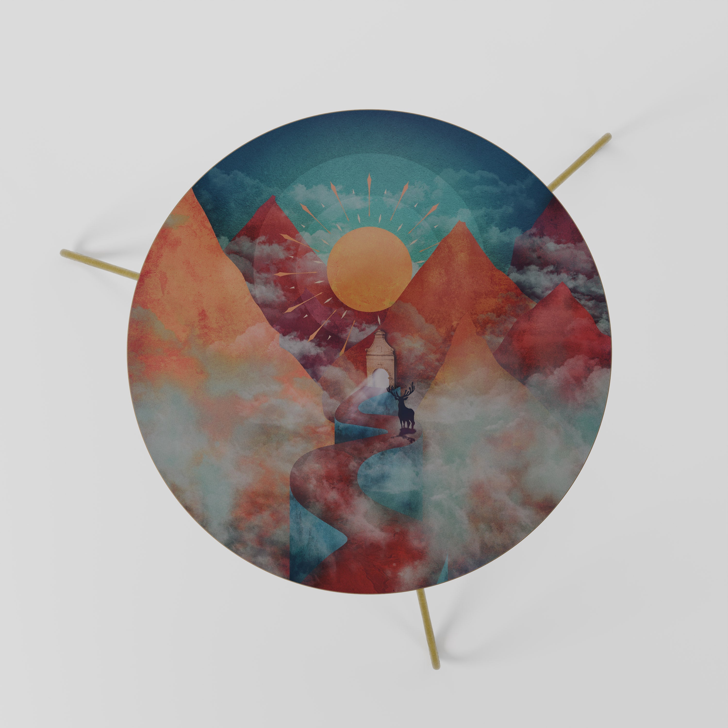 THE DEER MOUNTAIN Couchtisch 60