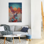 THE DEER MOUNTAIN Selbstklebendes Poster - Hochformat