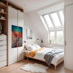 THE DEER MOUNTAIN Selbstklebendes Poster - Hochformat