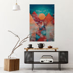 THE DEER MOUNTAIN Selbstklebendes Poster - Hochformat