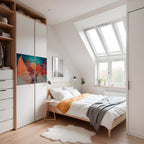 THE DEER MOUNTAIN Selbstklebendes Horizontal-Poster