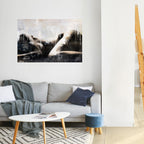 WAIST OF TIME Selbstklebendes Horizontal-Poster