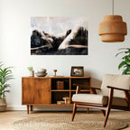 WAIST OF TIME Selbstklebendes Horizontal-Poster