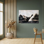 WAIST OF TIME Selbstklebendes Horizontal-Poster