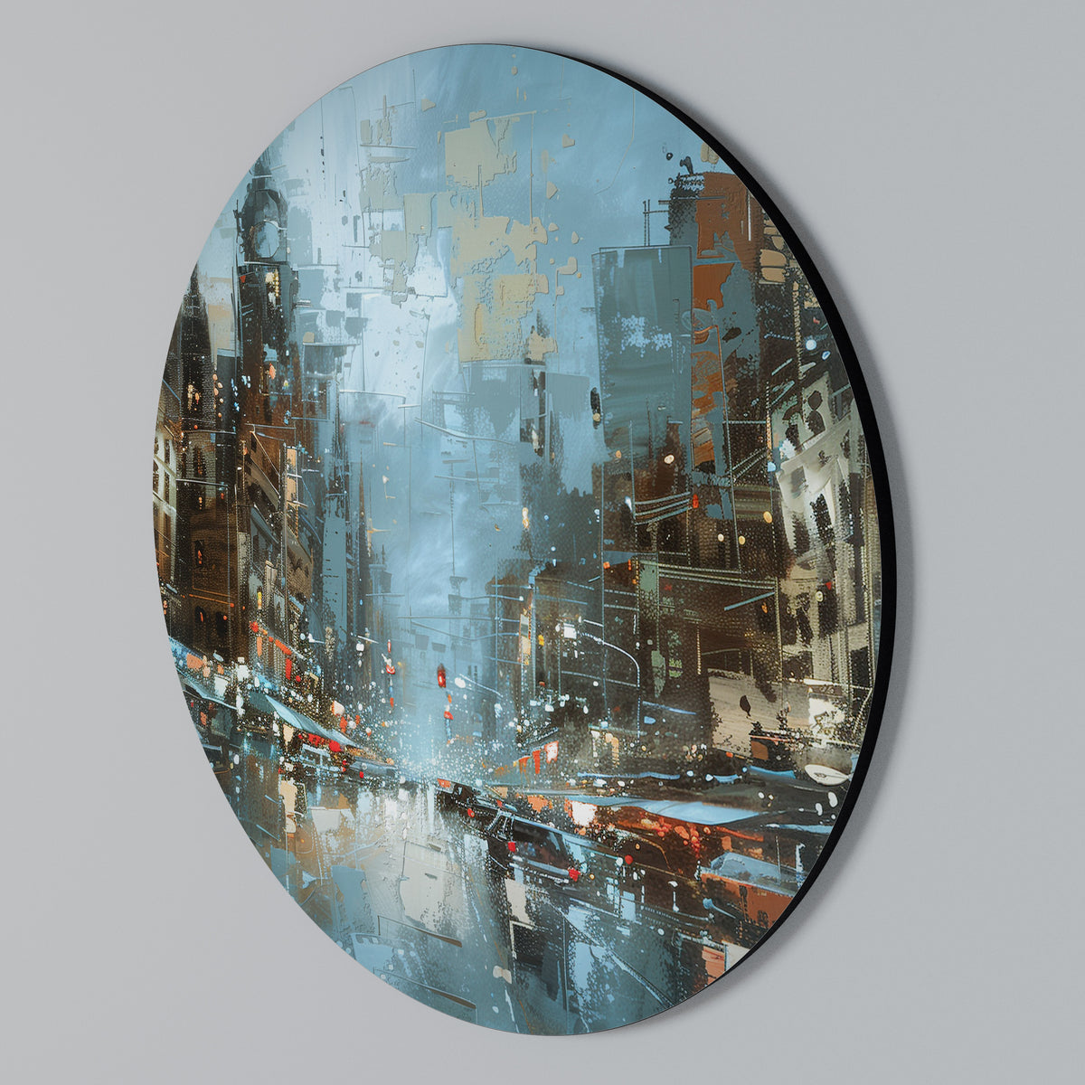 URBAN FEVER Rundes Wandbild