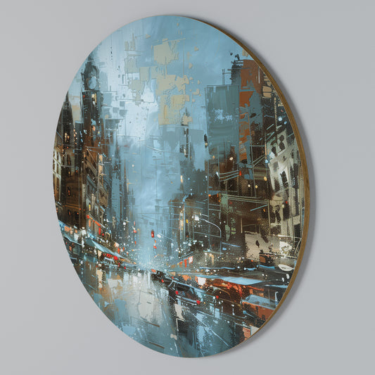 URBAN FEVER Rundes Wandbild