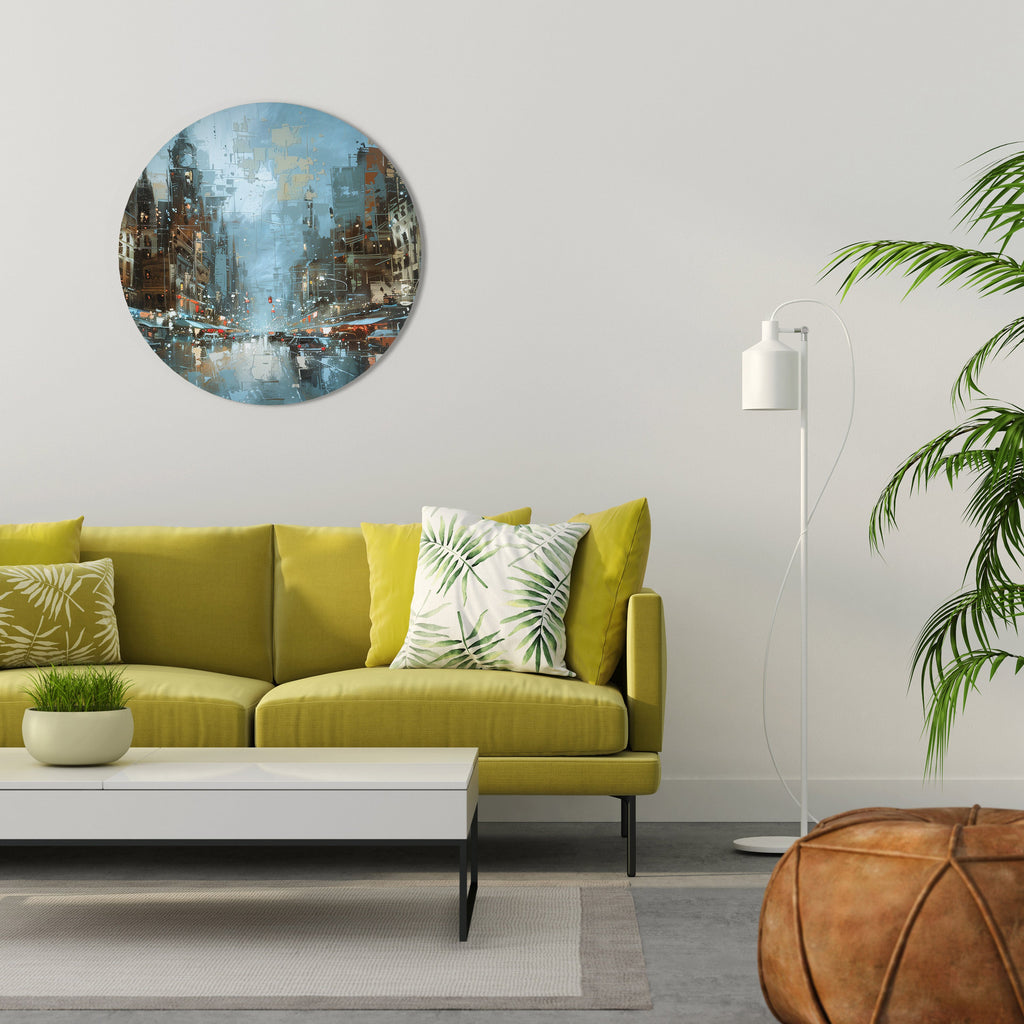 URBAN FEVER Runde Wanddekoration Ø 69 cm