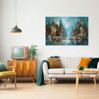 URBAN FEVER Selbstklebendes Horizontal-Poster