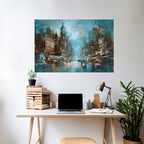 URBAN FEVER Selbstklebendes Horizontal-Poster