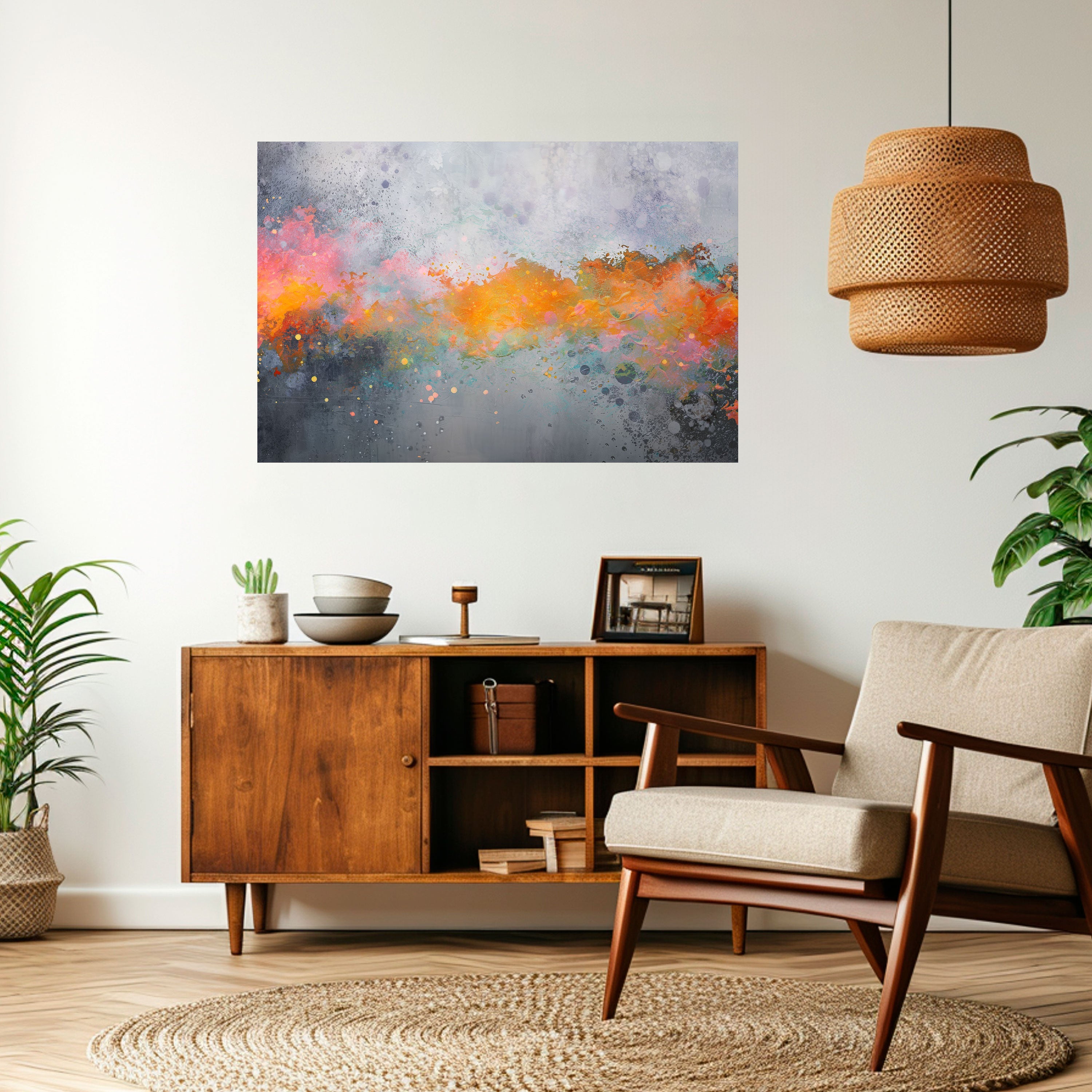 PIXY ROAD Peel and Stick Horizontal Poster