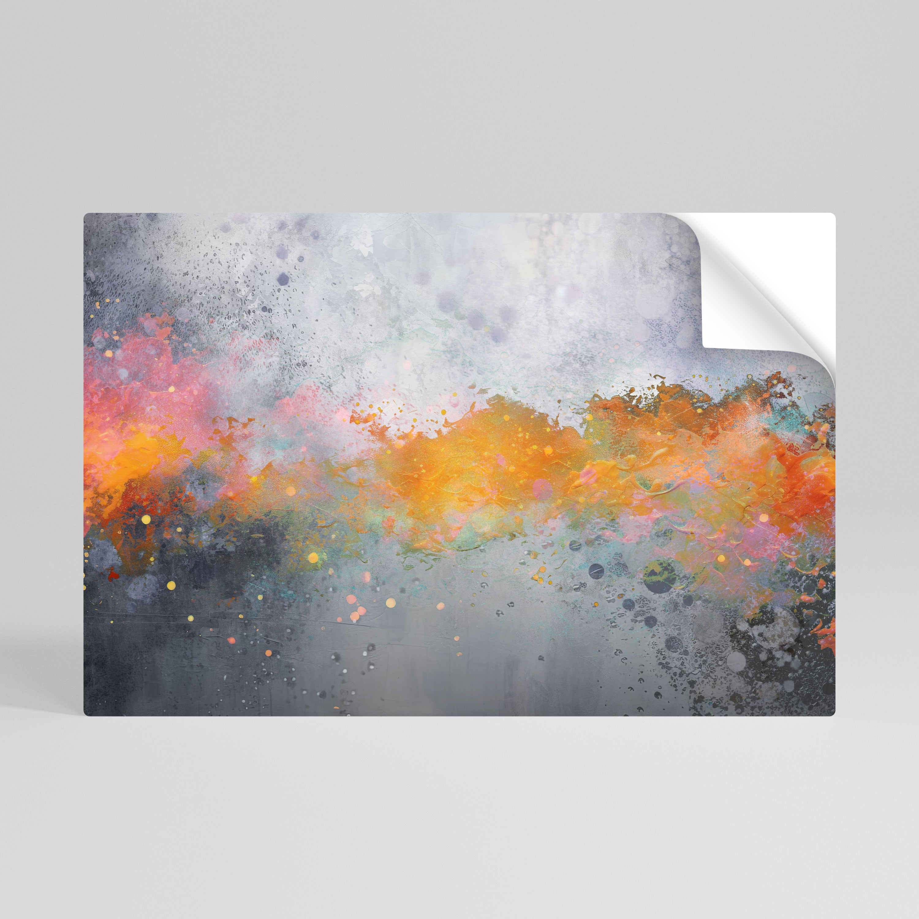 PIXY ROAD Selbstklebendes Horizontal-Poster