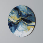 INKY MARBLE Runde Wanddekoration Ø 69 cm