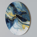 INKY MARBLE Rundes Wandbild
