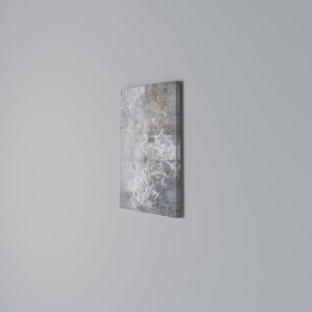 WHITE WHISPER Vertical Canvas Print