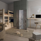 WHITE WHISPER Dekorativer Paravent - 3-teilig