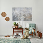 WHITE WHISPER Selbstklebendes Horizontal-Poster