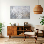 WHITE WHISPER Selbstklebendes Horizontal-Poster