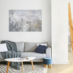 WHITE WHISPER Selbstklebendes Horizontal-Poster