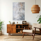 WHITE WHISPER Selbstklebendes Poster - Hochformat