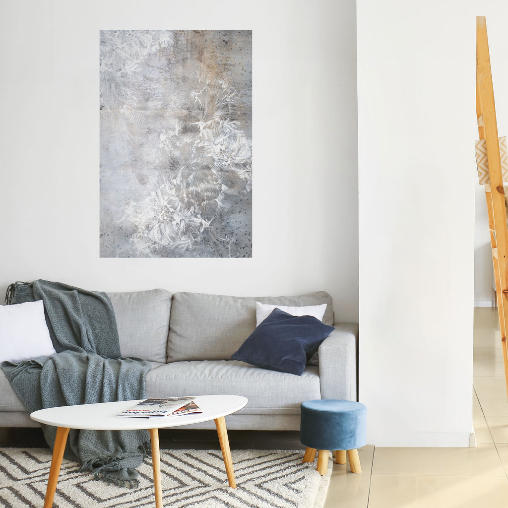 WHITE WHISPER Vertikales Poster zum Abziehen und Aufkleben