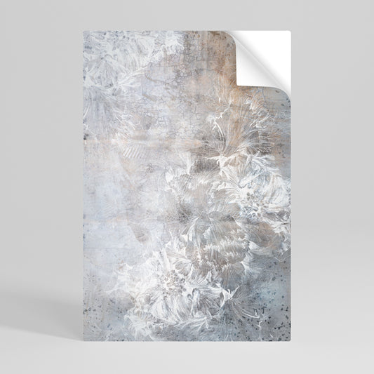 WHITE WHISPER Selbstklebendes Poster - Hochformat