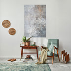 WHITE WHISPER Selbstklebendes Poster - Hochformat