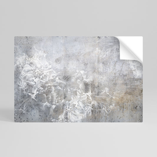 WHITE WHISPER Selbstklebendes Horizontal-Poster