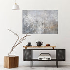 WHITE WHISPER Selbstklebendes Horizontal-Poster