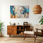 BREAK THE SILENCE Selbstklebendes Horizontal-Poster