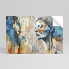 BREAK THE SILENCE Selbstklebendes Horizontal-Poster