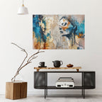 BREAK THE SILENCE Selbstklebendes Horizontal-Poster