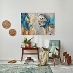 BREAK THE SILENCE Selbstklebendes Horizontal-Poster