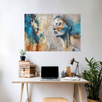 BREAK THE SILENCE Selbstklebendes Horizontal-Poster