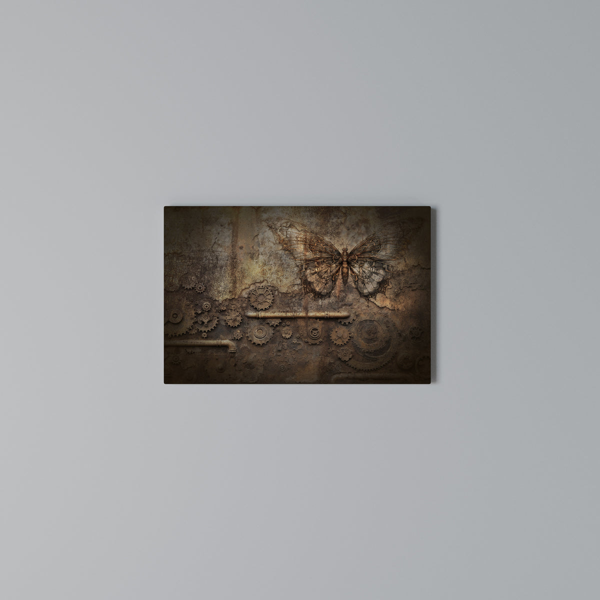 MECHANICAL BUTTERFLY Horizontal Canvas Print