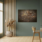 MECHANICAL BUTTERFLY Selbstklebendes Horizontal-Poster