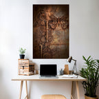 MECHANICAL BUTTERFLY Selbstklebendes Poster - Hochformat