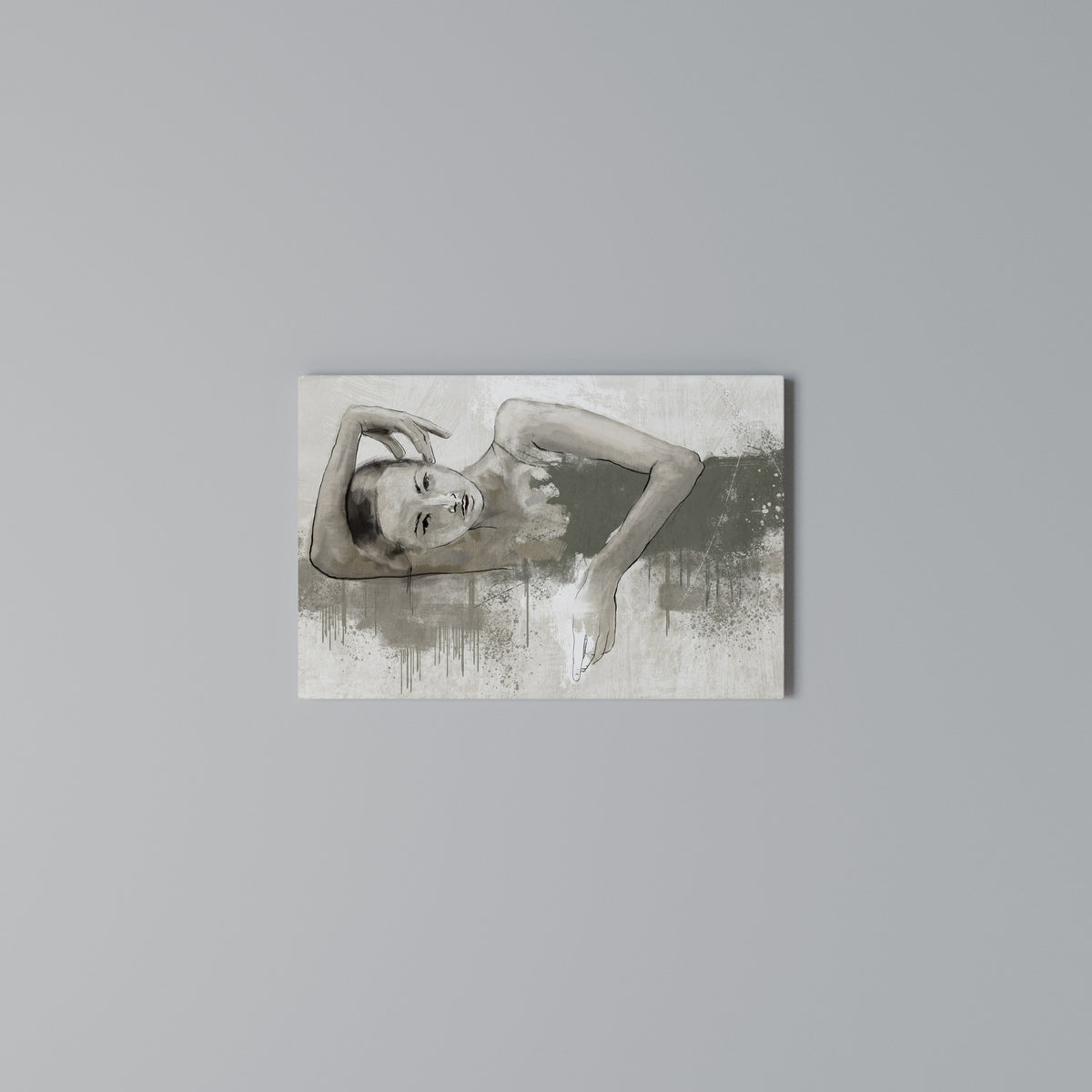 FROZEN IN TIME Horizontal Canvas Print