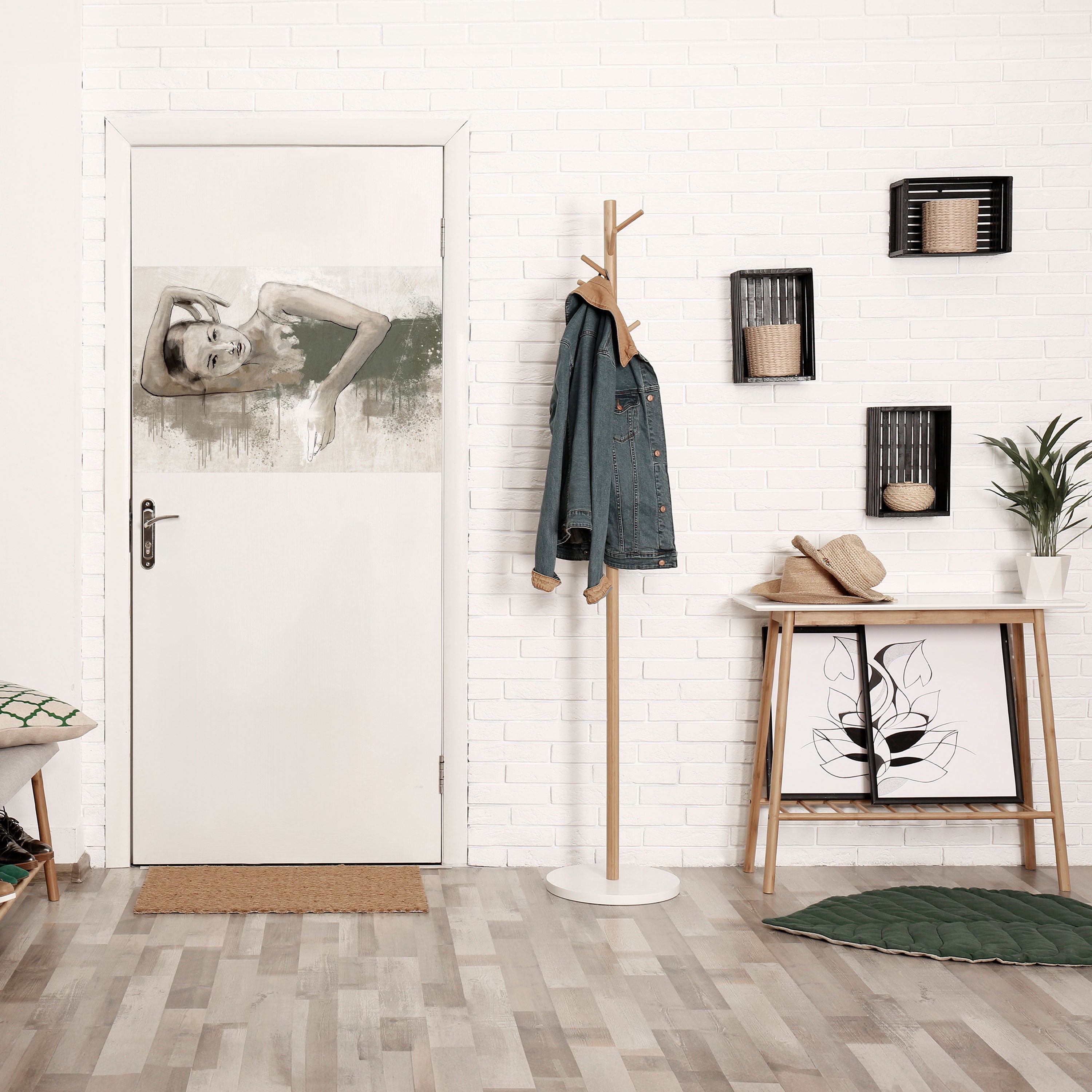 FROZEN IN TIME Peel and Stick Horizontal Poster