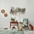 FROZEN IN TIME Selbstklebendes Horizontal-Poster