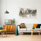 FROZEN IN TIME Selbstklebendes Horizontal-Poster