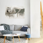 FROZEN IN TIME Selbstklebendes Horizontal-Poster