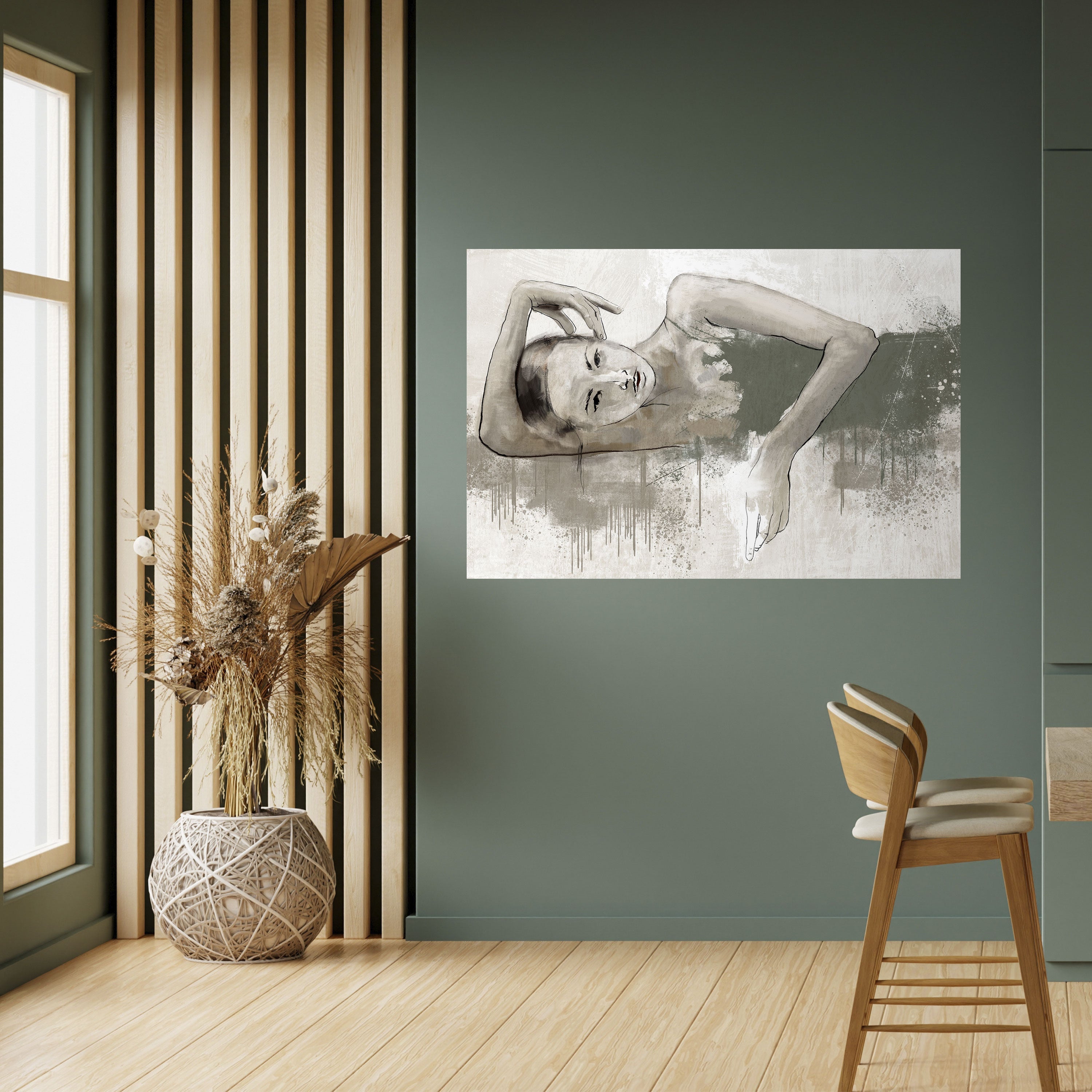 FROZEN IN TIME Peel and Stick Horizontal Poster