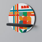 RADIANT RHAPSODY Rundes Kunstregal in Schwarz