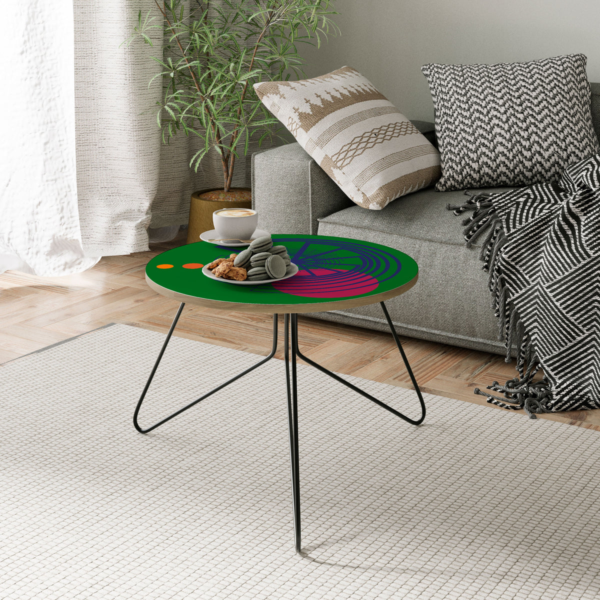 VIVID COLORWHEEL Couchtisch