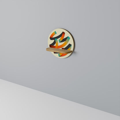 RIBBON REVERIE Dekoratives Wandregal